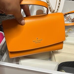 Kate Spade Vibrant Orange Crossbody Bag